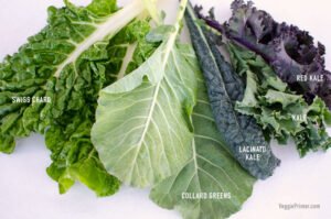 Healthy leafy greens