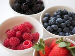 Strawberries, Raspberries, Blueberries, Blackberries